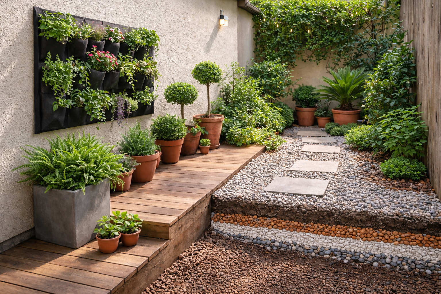 Como montar um jardim pequeno