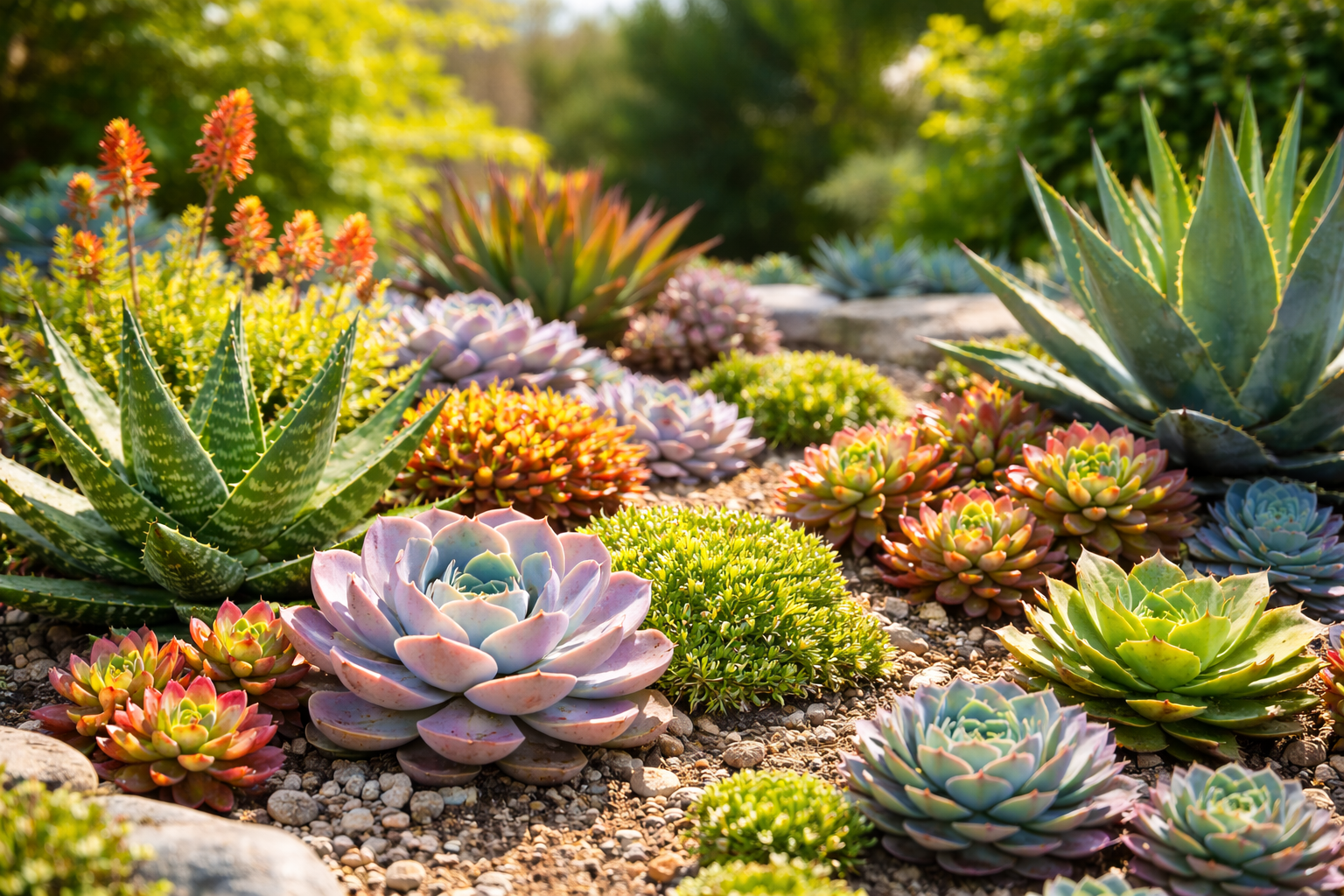 Suculentas que gostam de sol: espécies ideais para sol pleno e como cultivar