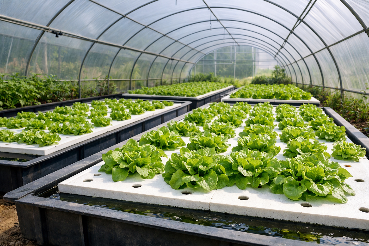 Como Fazer Hidroponia com Sistema Float Support: A Técnica que Produz Alfaces Uniformes e Economiza Água