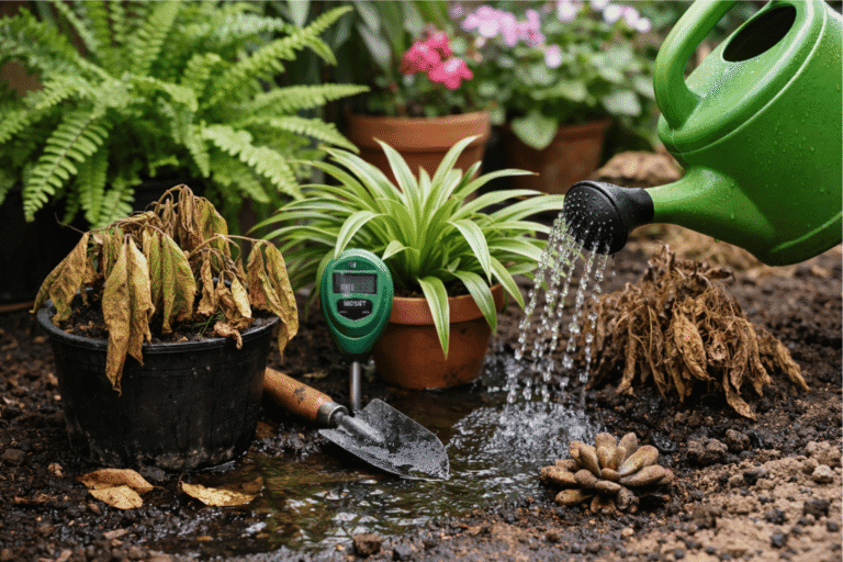 Pare de regar todos os dias: o excesso de água está matando mais plantas do que a seca