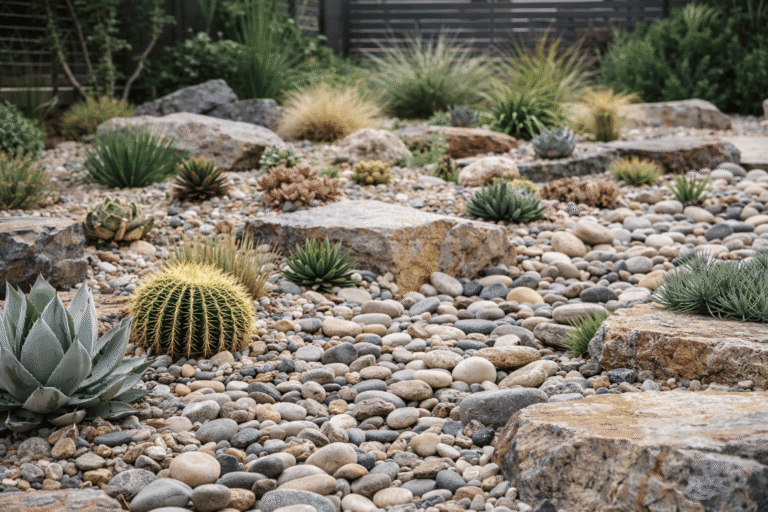 Jardim de pedra não é abandono: a estética seca que está dominando projetos modernos